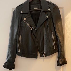 Zara leather jacket